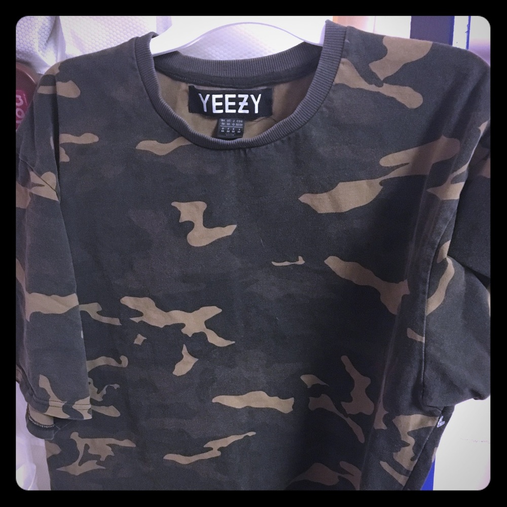 A camouflage YEEZY tee.